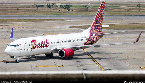 PK LBK Batik Air Boeing 737 8GP WL Photo By Watchanun Phutcharinya