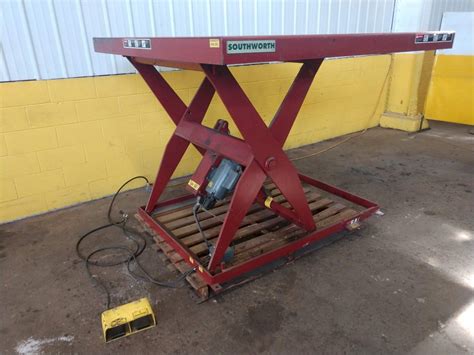 2,000 LB ELECTRIC SCISSOR LIFT TABLE: STOCK #13268