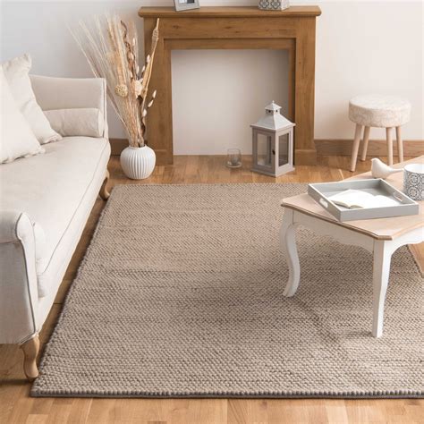 Tapis En Laine Beige 140 X 200 Cm INDUSTRY Maisons Du Monde