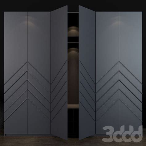 3d модели: Шкафы - Wardrobe modern 005 | Wardrobe design bedroom ...