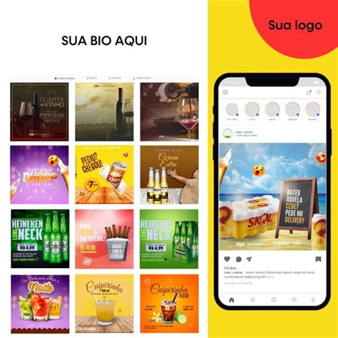 Templates Canva Para Bar Compre Produtos Personalizados No Elo