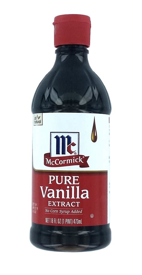 Mccormick All Natural Pure Vanilla Extract 16 Fl Oz