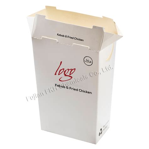 Wholesale Food Packaging Custom White Paper Boxes For French Fries