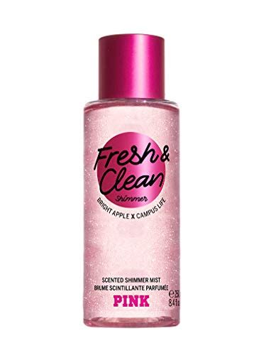 Victorias Secret Pink New Fresh And Clean Shimmer Body Mist 250ml Par