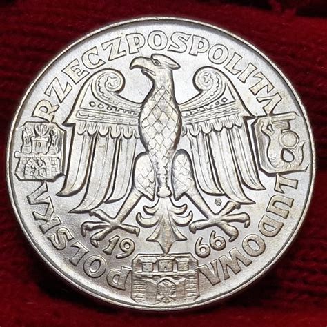 Polen Poland Zloty Mieszko Und Dabrowka Pr Ba Silber Pattern