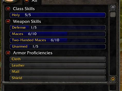 WoW Classic Hardcore Complete Guide To Weapon Training And Skill Levels