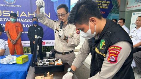 Bnn Banten Ungkap Penyelundupan Ganja Gram Dari Medan Tangerang