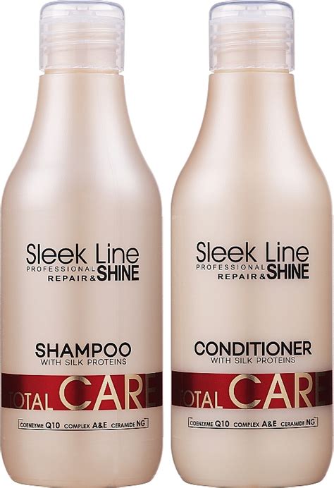 Stapiz Sleek Line Total Care Shampoo Conditioner Shm Ml Cond