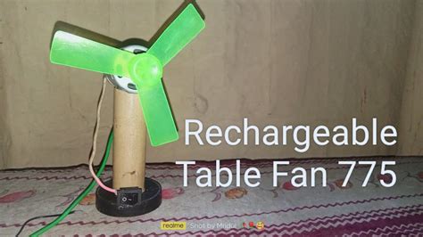 How To Make Rechargeable Fan 12v At Home Youtube