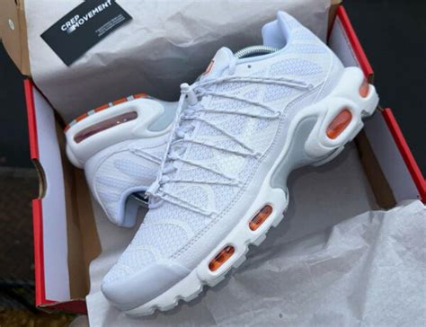 Nike Air Max Plus Utility TN1 Toggle White Safety Orange FJ4232 100