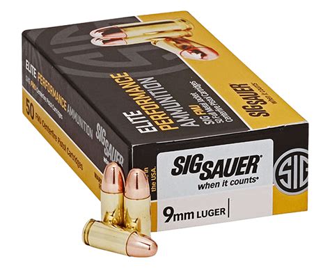 Sig Sauer E Mmb Elite Ball Mm Luger Gr Fps Full Metal