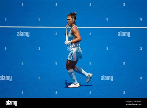 Agustina Gorzelany Of Argentina Looks On During The Fih Hockey Pro