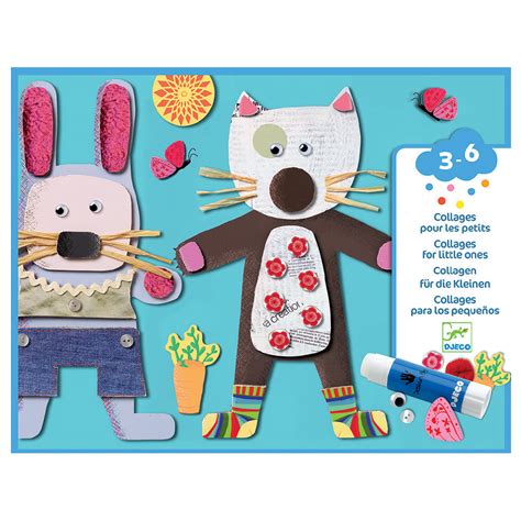 Djeco Collages Pour Les Petits Chez Rentreediscount Loisirs Cr Atifs