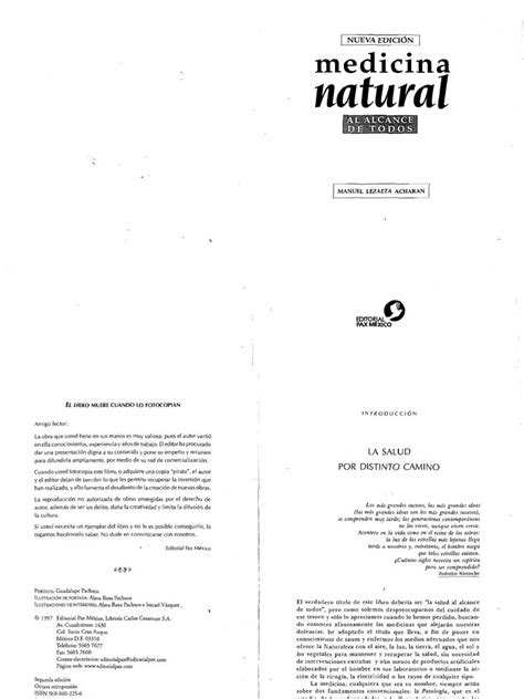 the manual for medical natural medicine