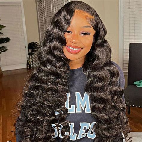 Glueless X Plus Airy Cap Lace Wig Loose Deep Pre Cut Hd Lace Front