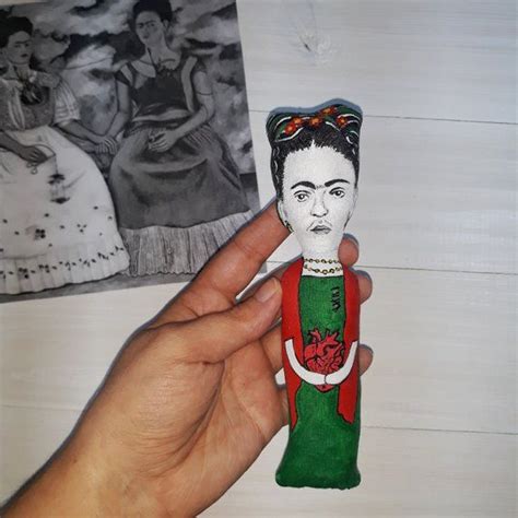 Frida Kahlo Miniature Cloth Doll