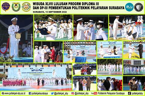 Wisuda Perwira Transportasi Laut Ke 47 Poltekpel Surabaya Politeknik