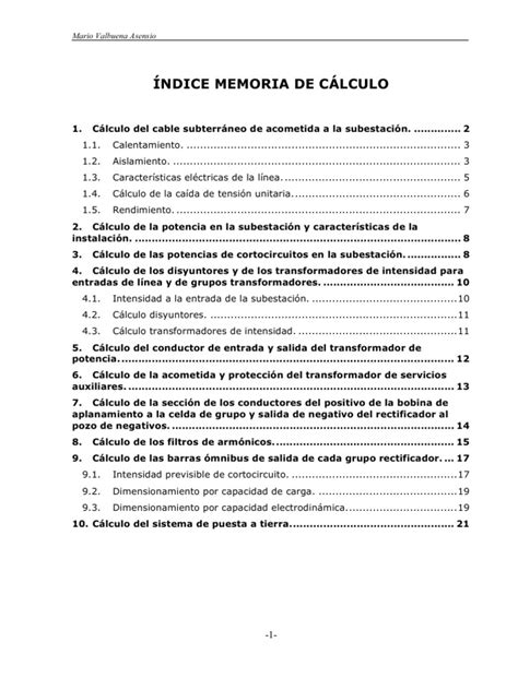 Pdf Memoria De C Lculo De Una Subestaci N Dokumen Tips