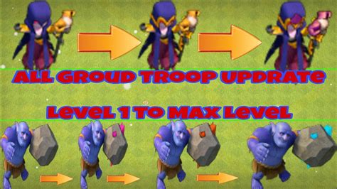 RTKTube 69 Upgrading All Groud Troops In 10 Minutes Clash Of