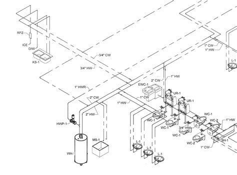 Plumbing Riser Diagram Example