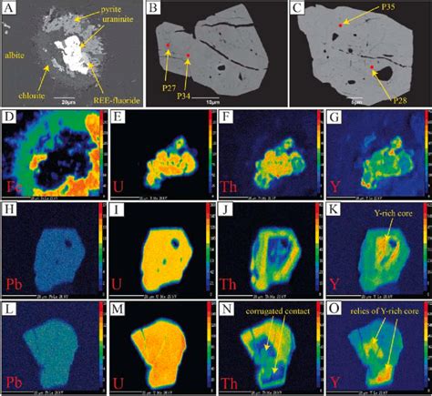 Bse Images A C And X Ray Elemental Maps D O Show The Internal