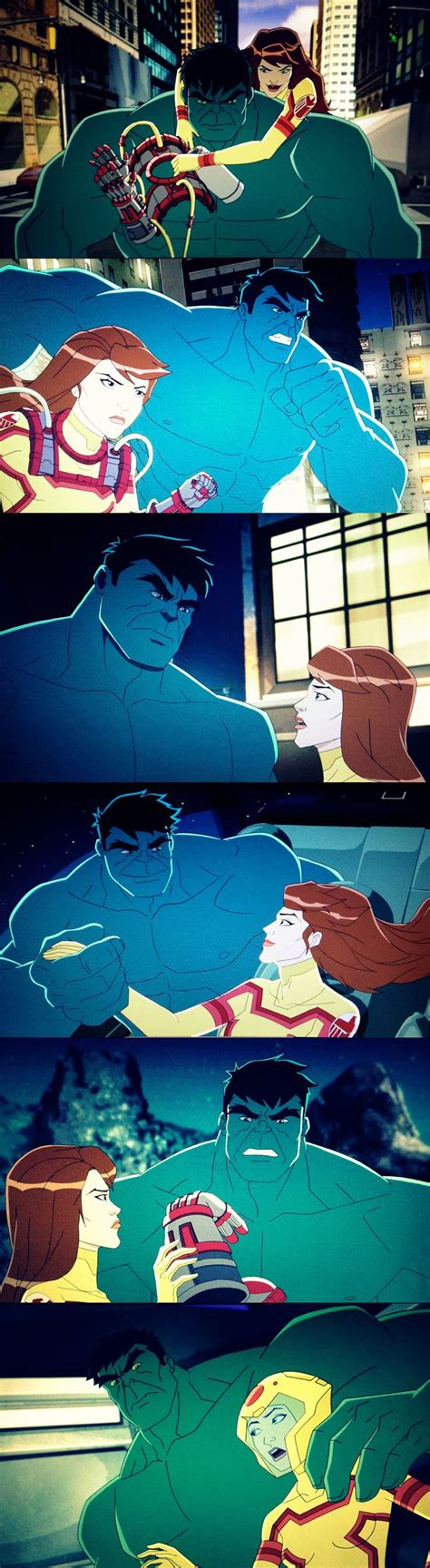 Hulk And Black Widow Teamwork From Avengers Assembles Newest Episode