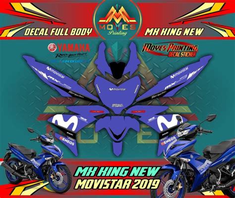 Decal Sticker Decal Stiker Yamaha Jupiter Mx Movistar Full Body Jupiter