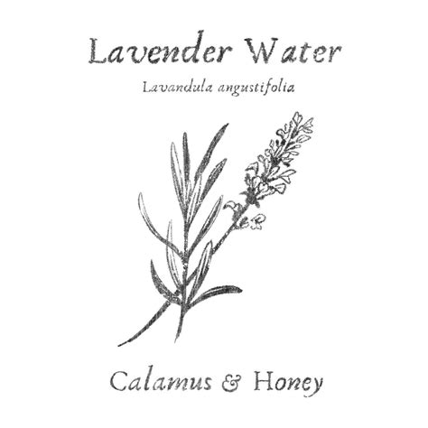 Lavender Water Calamus And Honey