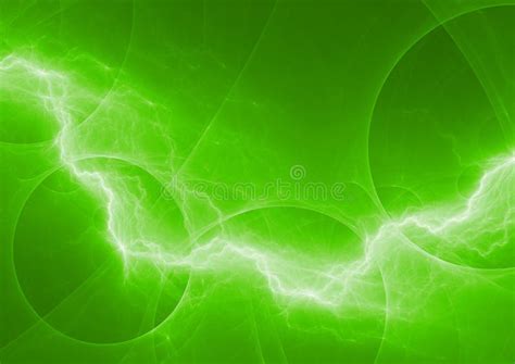 Green Lightning Stock Illustration Illustration Of Background