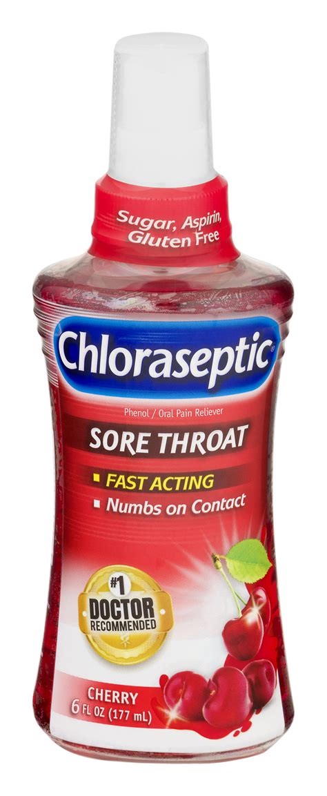 Chloraseptic Sore Throat Spray Soothing Citrus 6 Oz