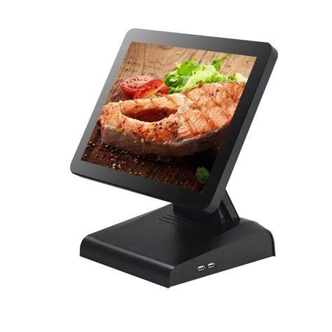 Dual Display Restaurant Pos System All In One Touch Screen Pos Cashier