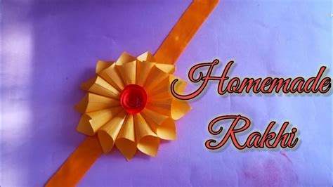 DIY Easy Paper Rakhi Making How To Make Easy Paper Rakhi At Home