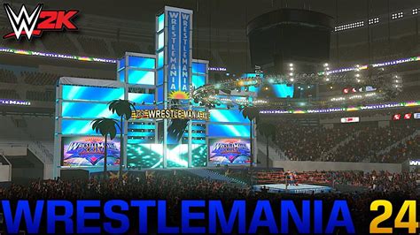 WRESTLEMANIA 24 ARENA MOD WWE 2K MODS YouTube