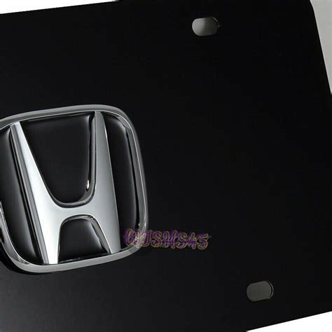 2pcs Honda S2000 Stainless Steel Front Back License Plate Frame