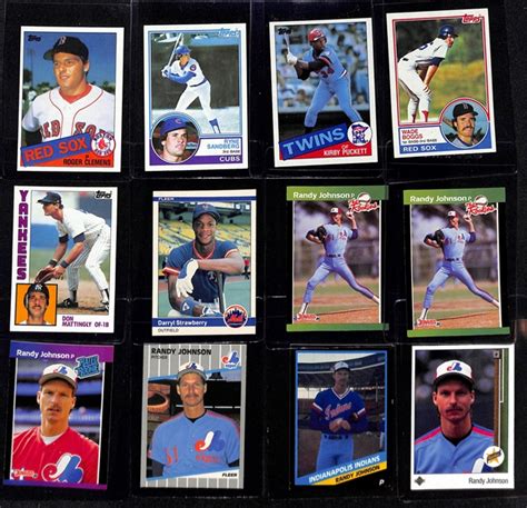 Lot Detail Lot Of 75 1980s Baseball Rookie Cards Inc Roger