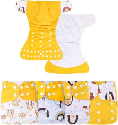 Amazon Happyflute Sets Newborn Baby Cloth Pocket Diapers One