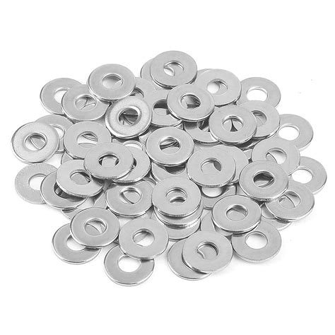 100 Pcs Rondelles Metal Inox M5 Rondelle Plate Pour L étanchéité Des