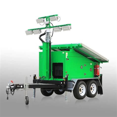 High Quality Au Standard Solar Mobile Lighting Tower Solar Cctv Cctv