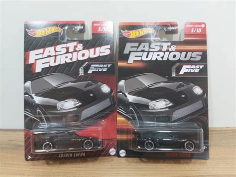 HOT WHEELS Fast And Furious Toyota Supra Fast Five Series Black Car NEW EUR PicClick FR