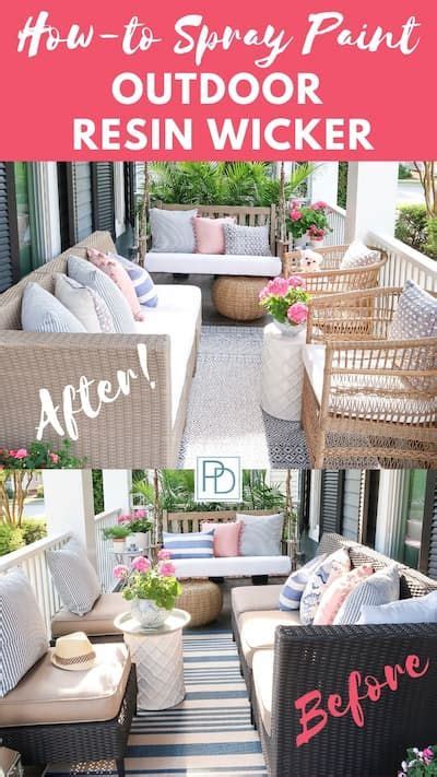 How To Spray Paint Outdoor Resin Wicker Furniture Resin Wicker