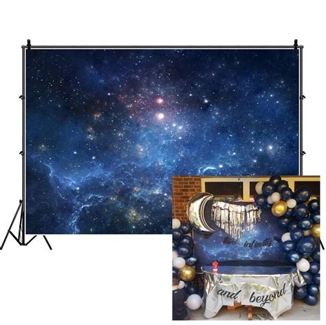 Buy AOFOTO 6x4ft Fantastic Nebula Backdrop Aerospace Starry Sky