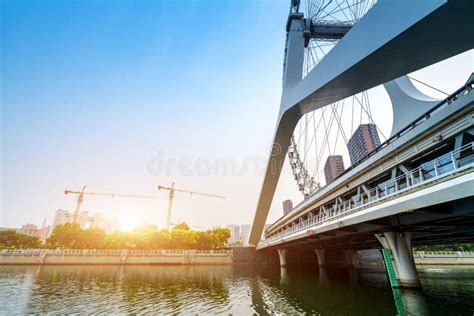 The Tianjin Eye stock image. Image of colorful, architecture - 154310357