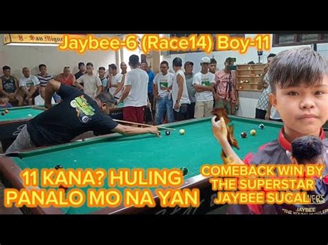 PINAASA LANG NI JAYBEE ANG KALABAN AT SINERYOSO NA ANG LABAN WHAT A