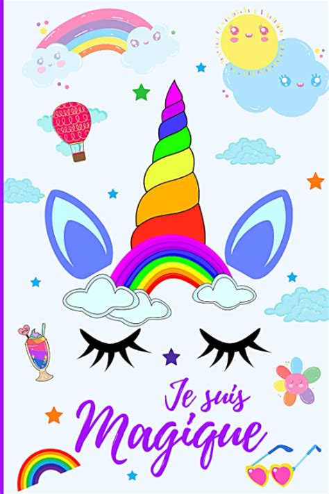 Buy Je Suis Magique Cahier De Texte Fille Licorne Avec Coloriage