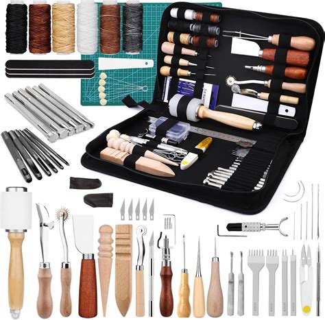 Kit De Travail Du Cuir Kit D Outils En Cuir Outils D Artisanat Du