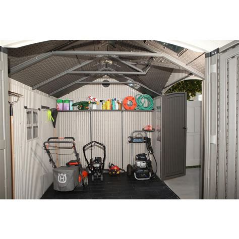 Lifetime 10 Ft X 8 Ft High Density Polyethylene Hdpe Shed 60001