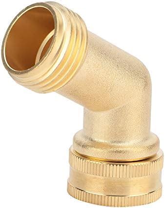 Cozyou 2 Pcs Brass Garden Hose Elbow Connector 45 Degree Hose Extender