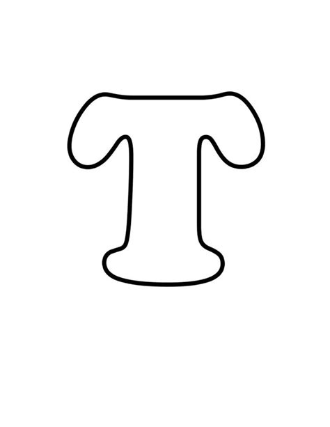 Classy Bubble Letter T