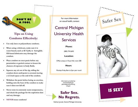 Safer Sex Brochure Ppt