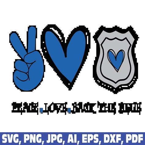 Back The Blue Police Flag Svg Thin Blue Line Svg Police Svg Back The